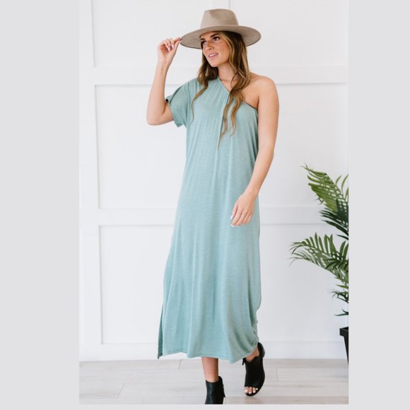 Last One New Dash of Sass One-Shoulder Dress - Picture 3 of 5